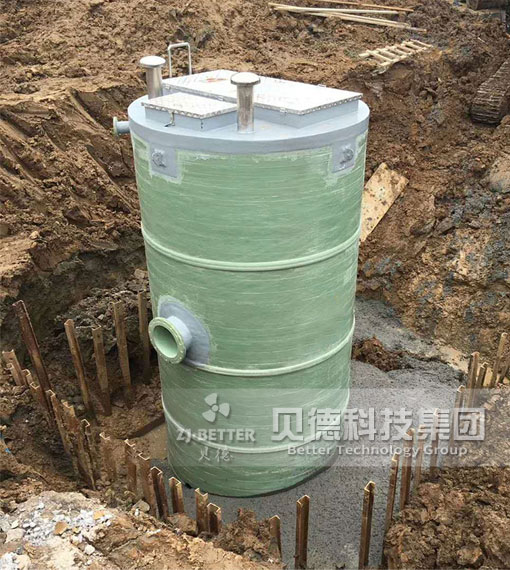 浙江玻璃钢智能一体化泵站 无人值守地埋式一体化雨污水提升泵站