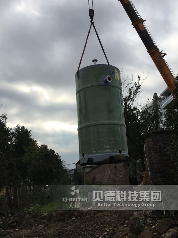 小型雨水泵站提升一体化泵站地埋式污水泵站 污水处理泵站