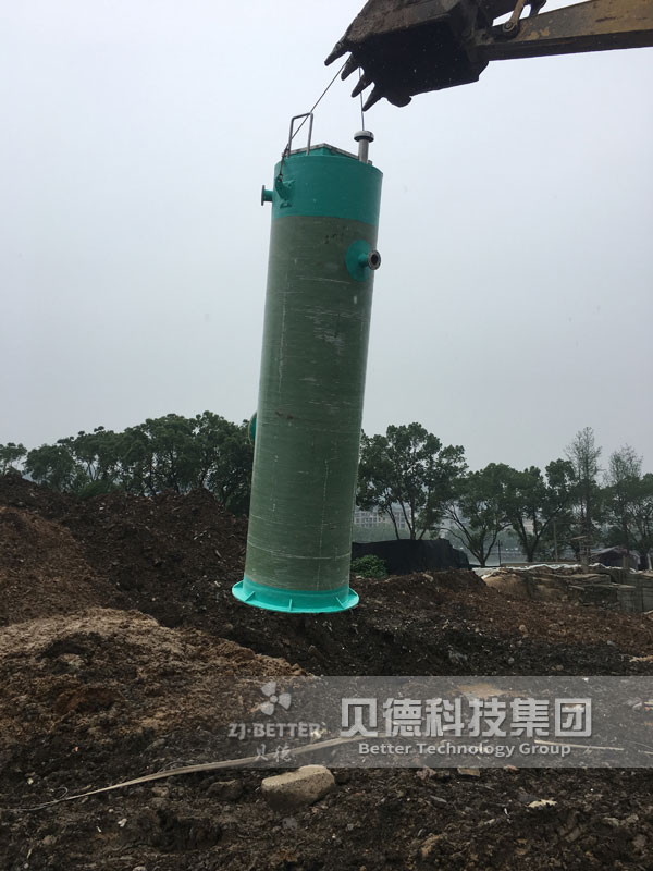 智能化雨水污水提升泵站河南项目一体化预制泵站工厂一体式雨污水提升泵站