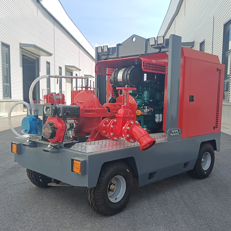 贝德科技移动泵车｜市政工程基坑排水，施工降本增效专用设备